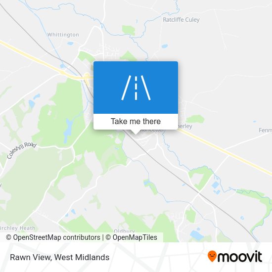 Rawn View map