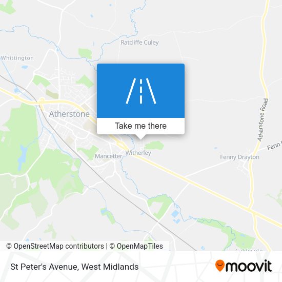 St Peter's Avenue map