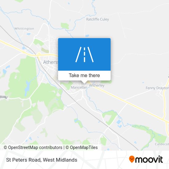 St Peters Road map