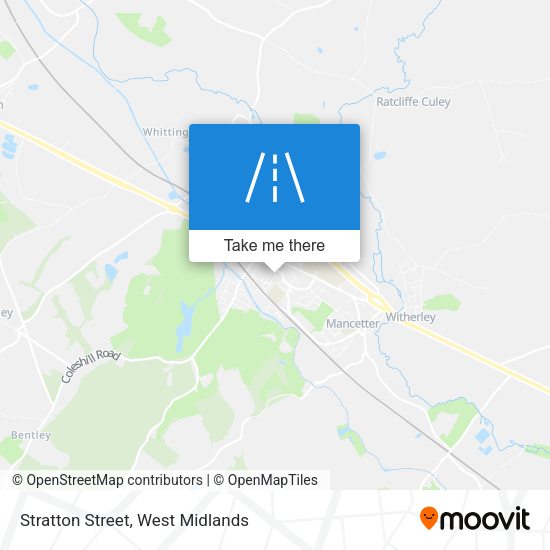 Stratton Street map