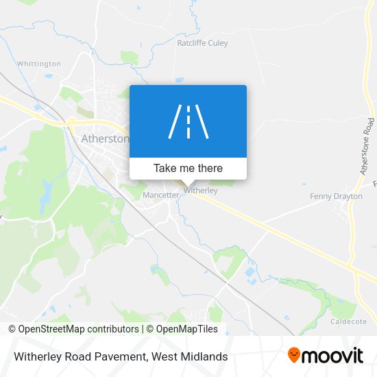 Witherley Road Pavement map