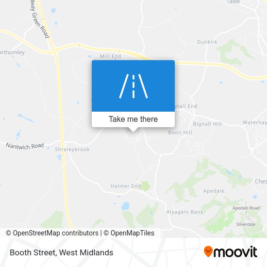 Booth Street map