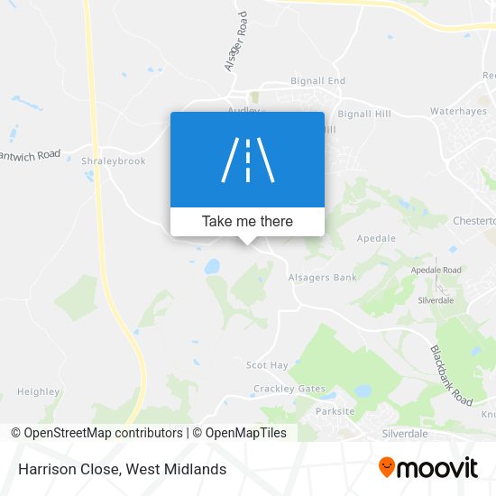 Harrison Close map