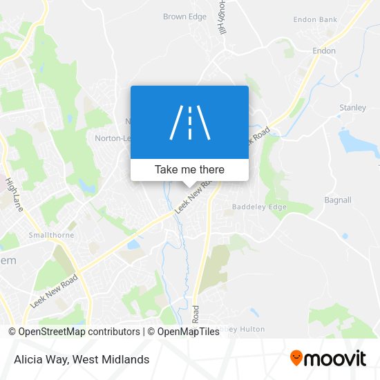 Alicia Way map