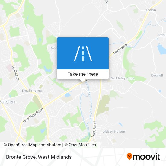 Bronte Grove map
