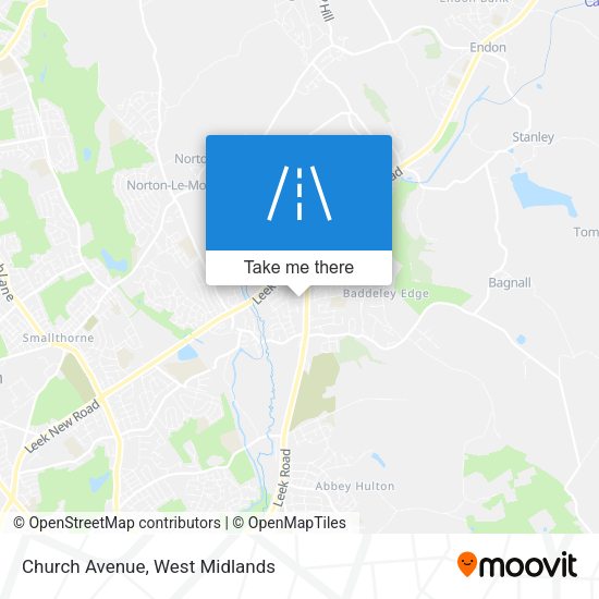 Church Avenue map