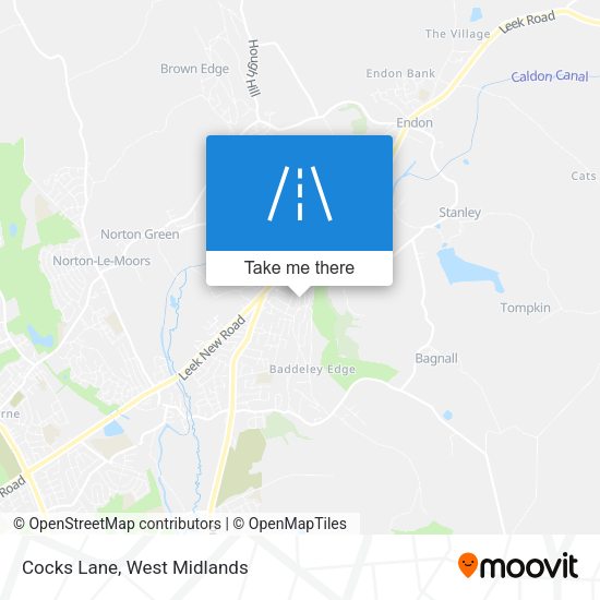 Cocks Lane map