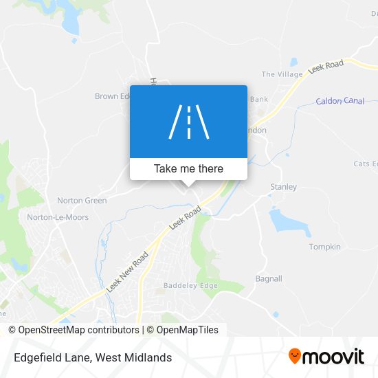 Edgefield Lane map