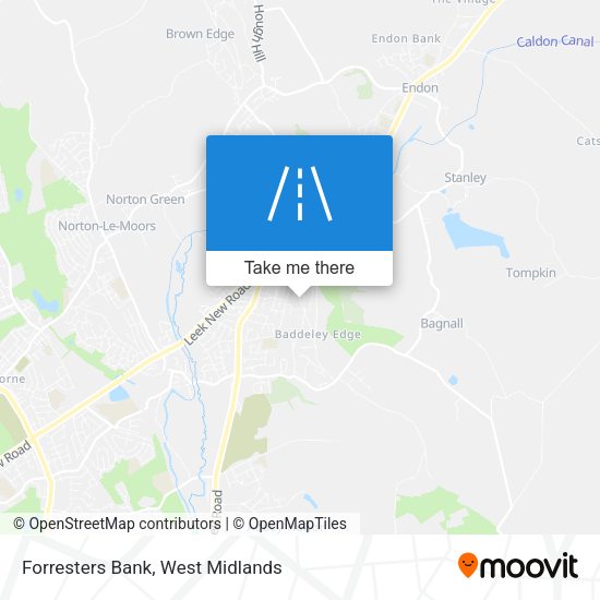 Forresters Bank map