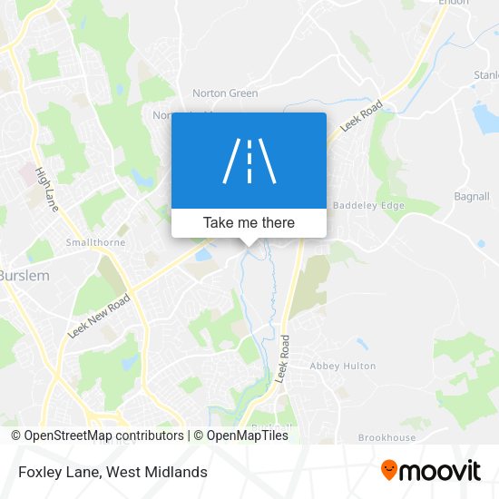 Foxley Lane map