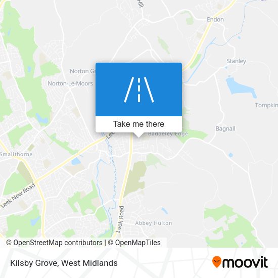 Kilsby Grove map
