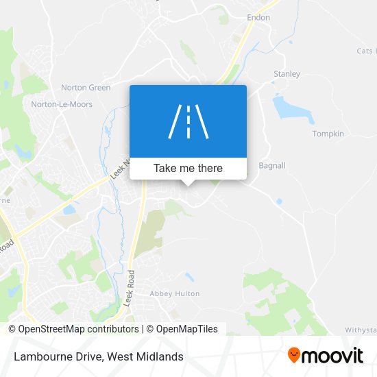 Lambourne Drive map