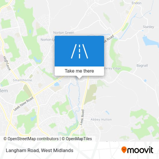 Langham Road map