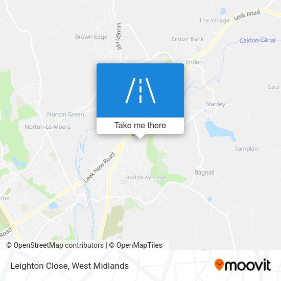 Leighton Close map