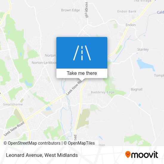 Leonard Avenue map