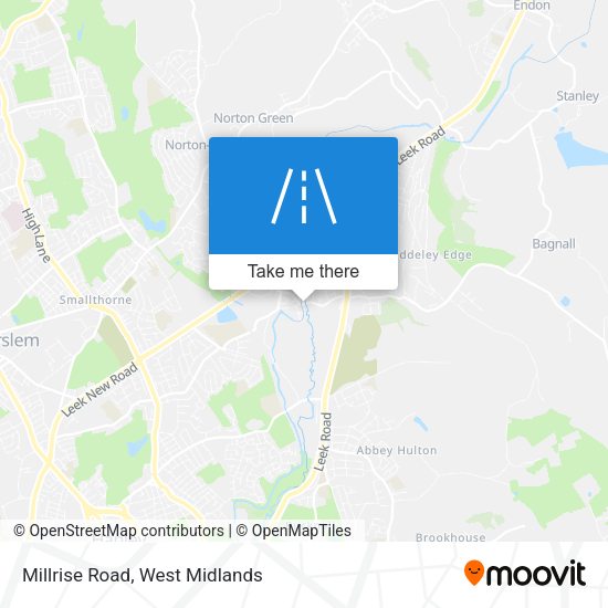 Millrise Road map