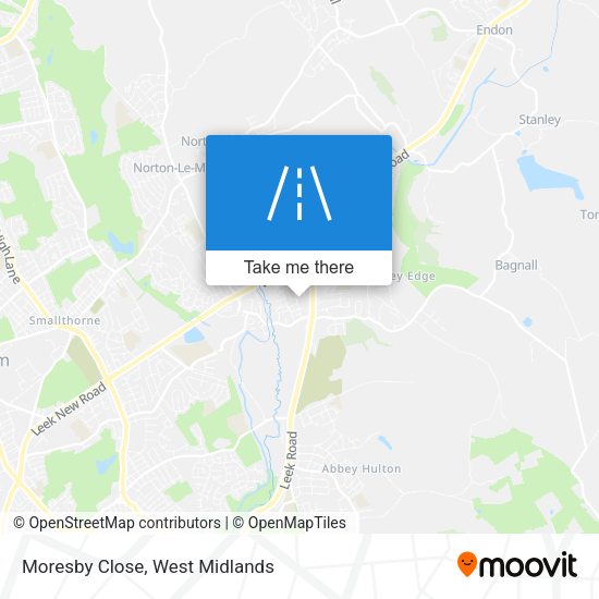 Moresby Close map