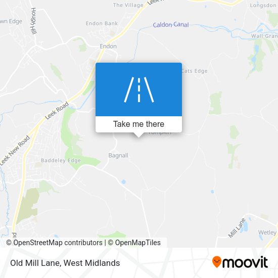 Old Mill Lane map