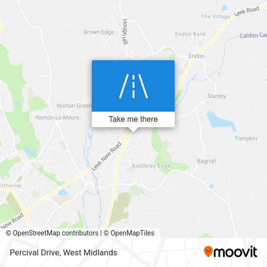Percival Drive map
