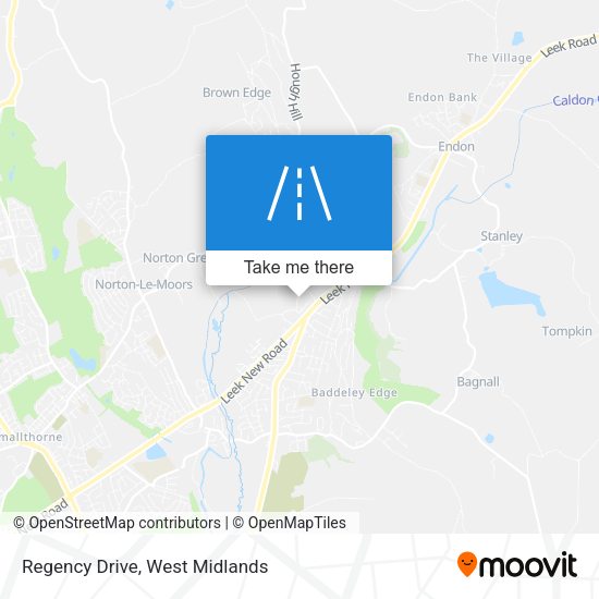 Regency Drive map