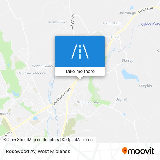Rosewood Av map