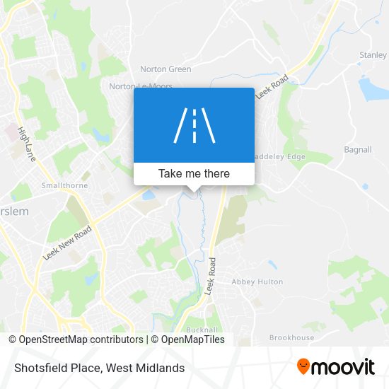 Shotsfield Place map