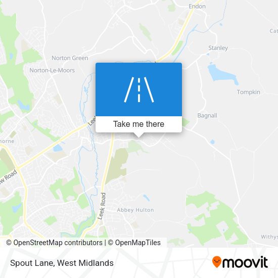 Spout Lane map