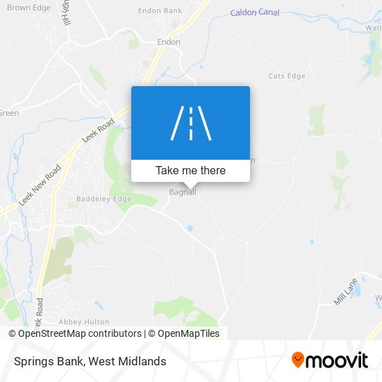 Springs Bank map