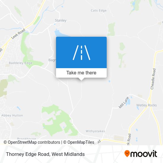 Thorney Edge Road map