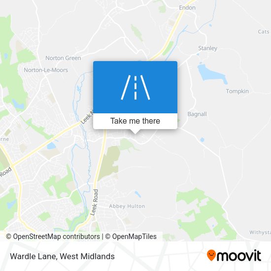 Wardle Lane map