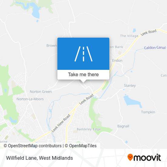 Willfield Lane map