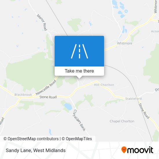 Sandy Lane map