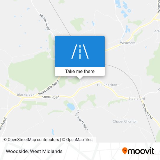 Woodside map