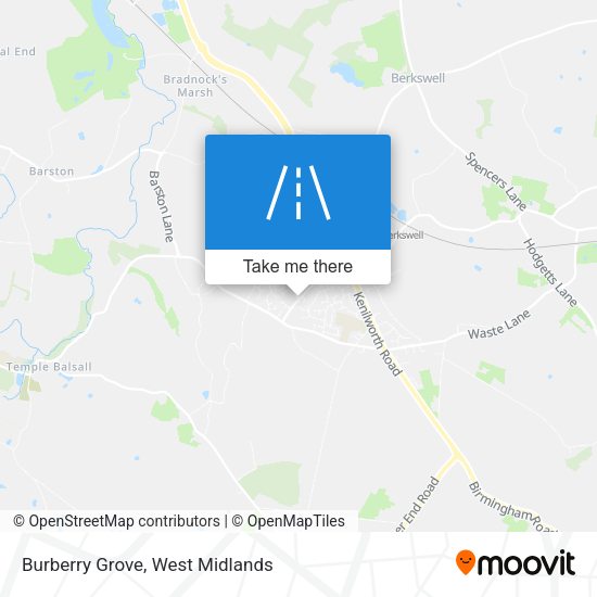 Burberry Grove map