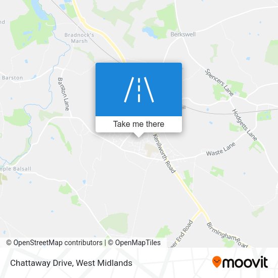 Chattaway Drive map
