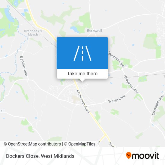Dockers Close map