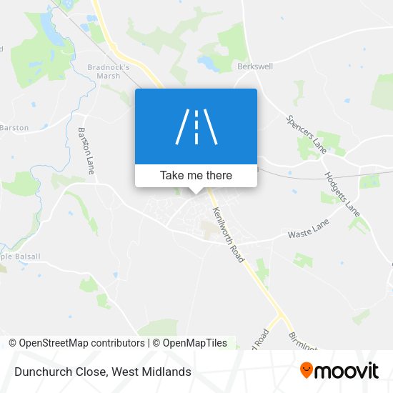 Dunchurch Close map