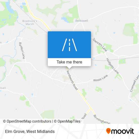 Elm Grove map