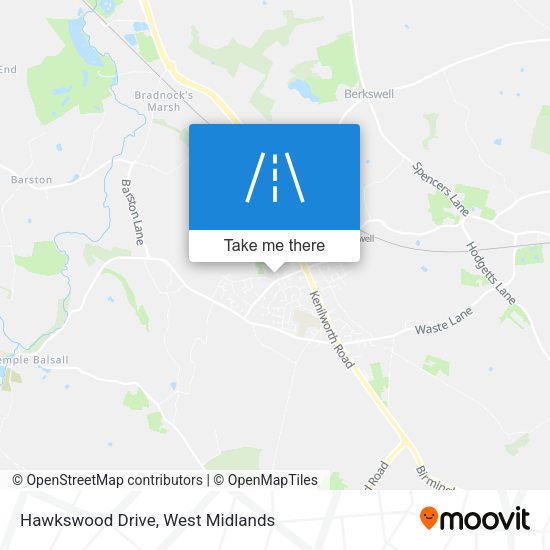Hawkswood Drive map