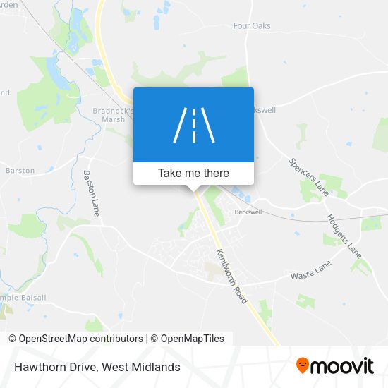 Hawthorn Drive map