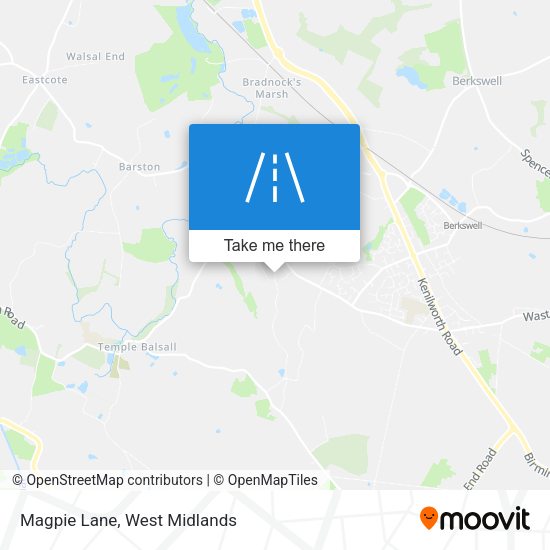 Magpie Lane map