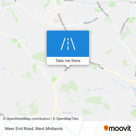 Meer End Road map