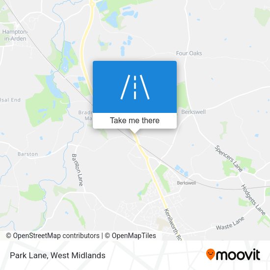 Park Lane map