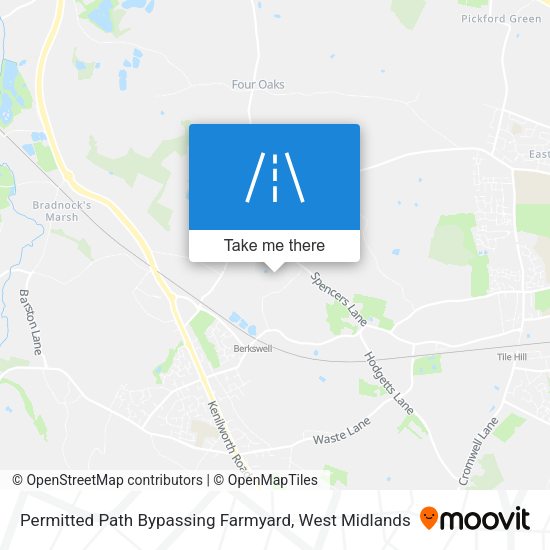 Permitted Path Bypassing Farmyard map