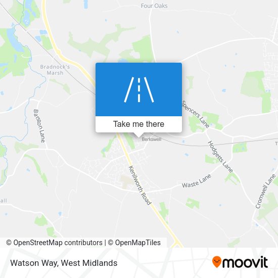 Watson Way map