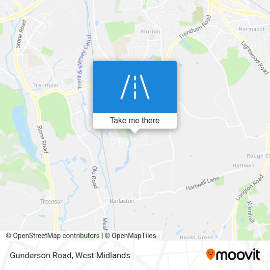 Gunderson Road map