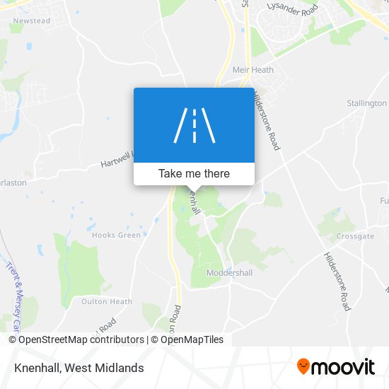 Knenhall map