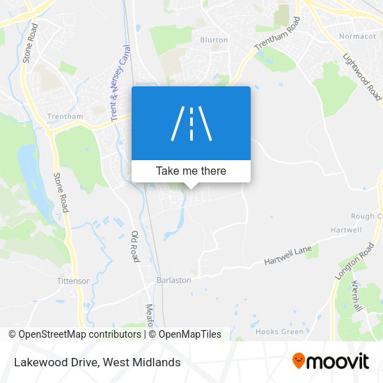 Lakewood Drive map