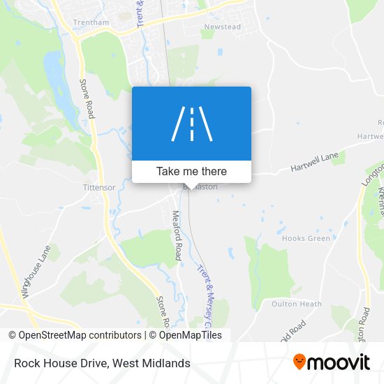 Rock House Drive map