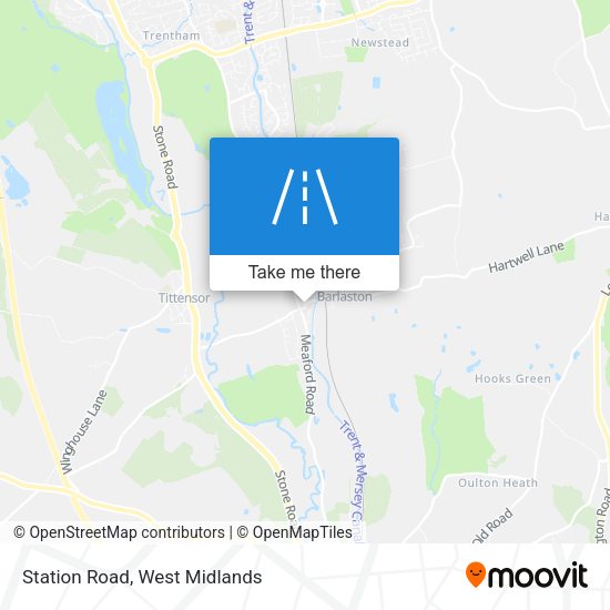Station Road map